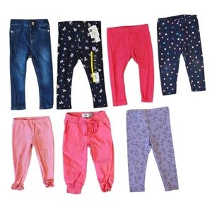 ADD-ON | Baby Girl Pants & Leggings Bundle 18M–24M Mixed Lot (7 Pieces)